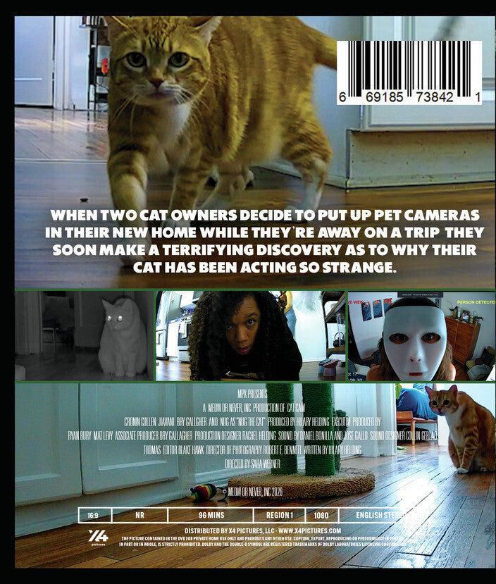 Cat Cam [Blu-ray] - Back Panel - 
