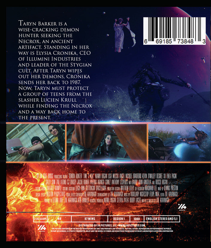Demon Hunter: Time 2 Kill [Blu-ray] - Back Panel - 
