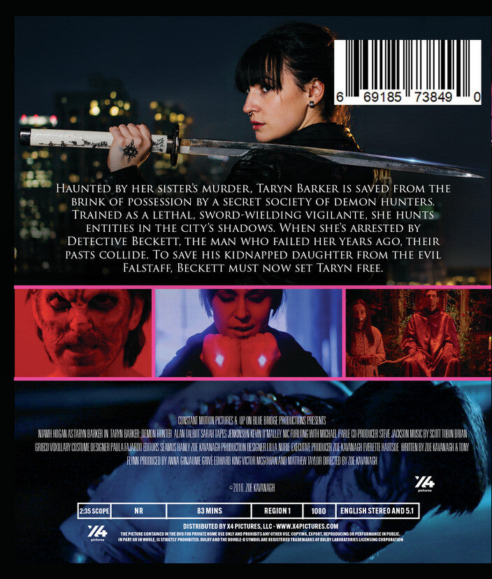 Taryn Barker: Demon Hunter [Blu-ray] - Back Panel - 
