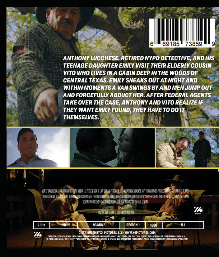 Men of Law [Blu-ray] - Back Panel - 
