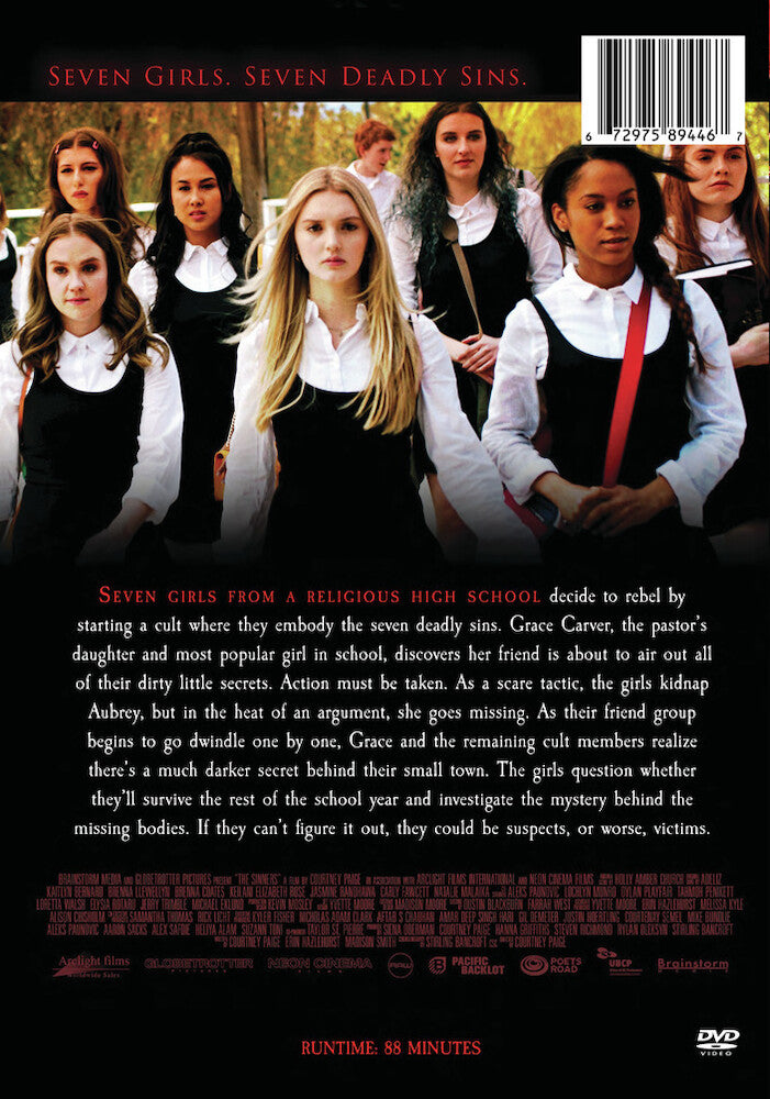 the sinners - Back Panel - DVD