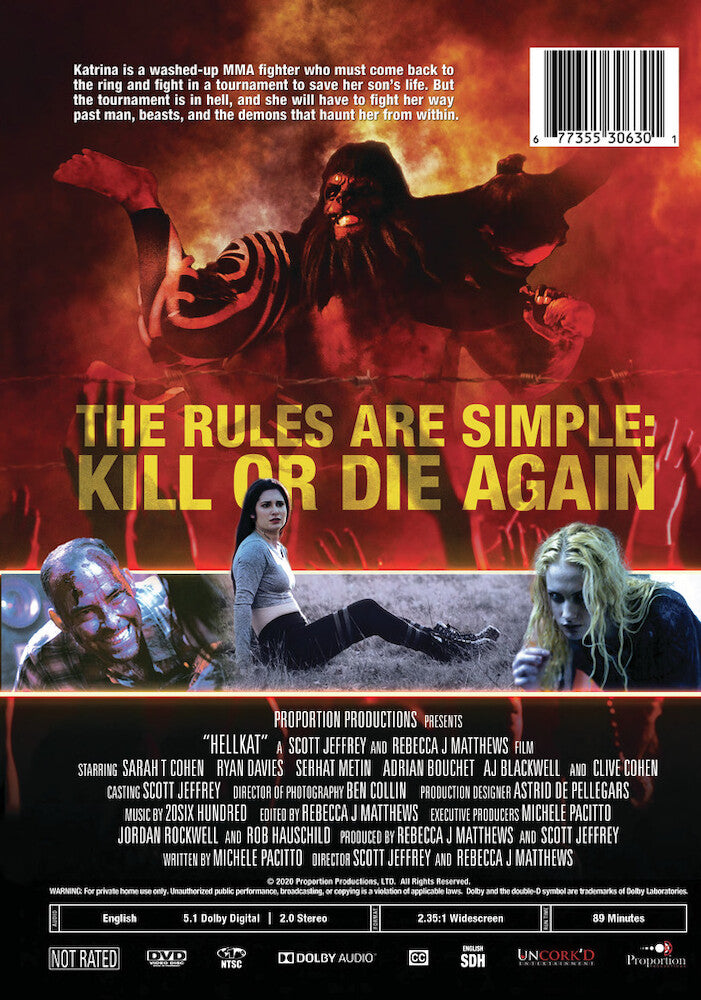 hellkat - Back Panel - DVD