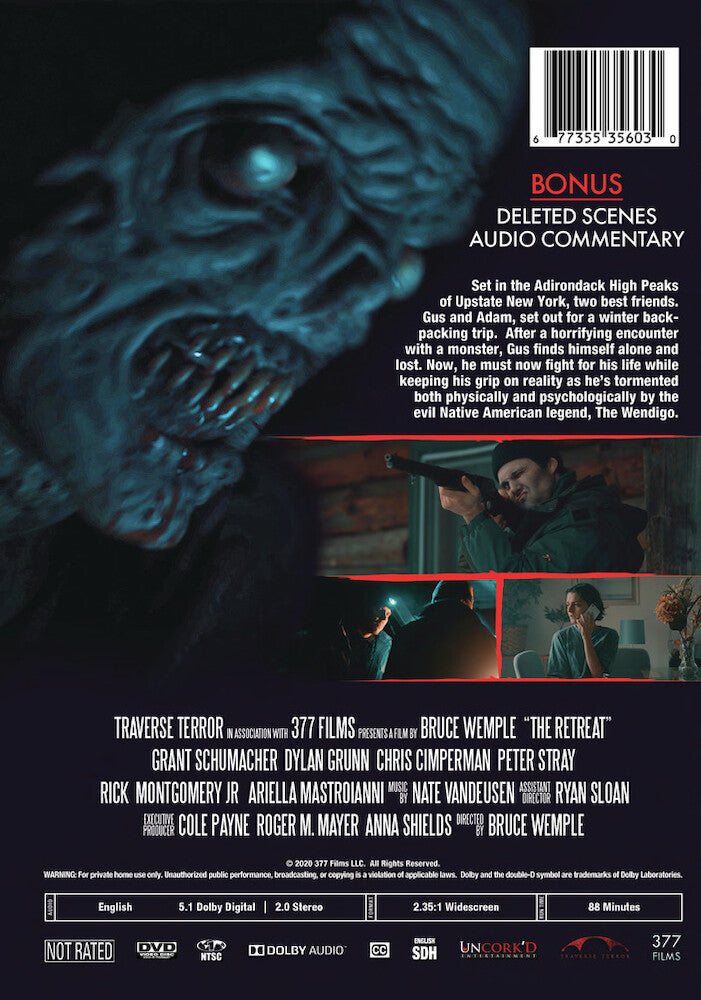 the retreat - Back Panel - DVD