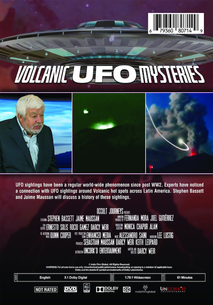 Volcanic UFO Mysteries - Back Panel - 