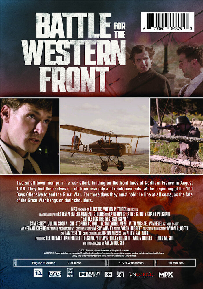 Battle for the Western Front - Back Panel - 