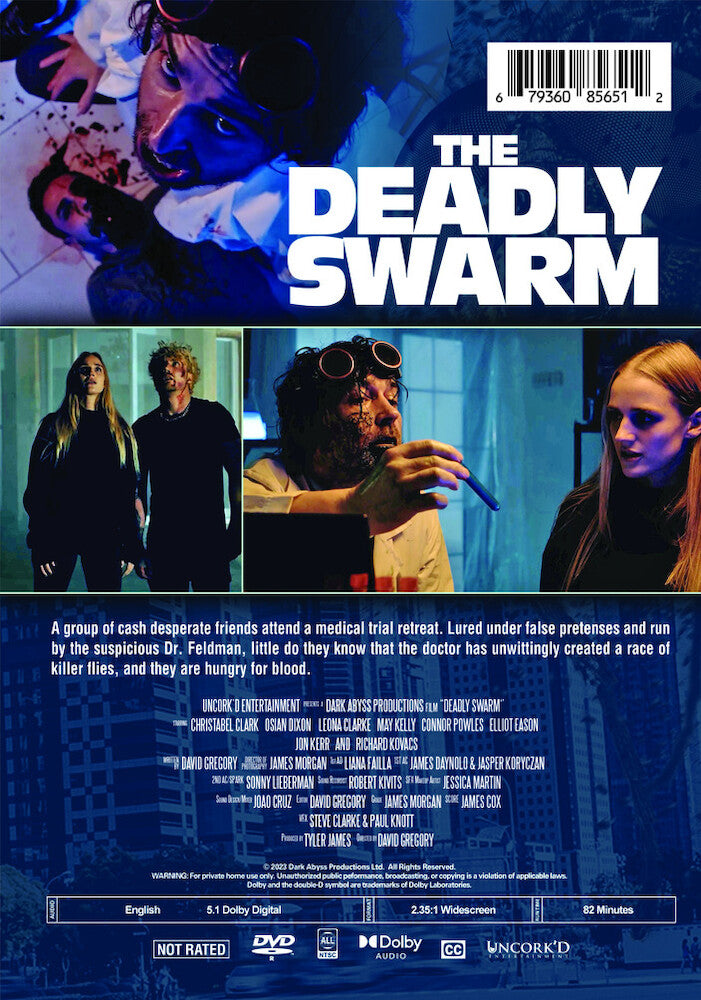 The Deadly Swarm - Back Panel - 