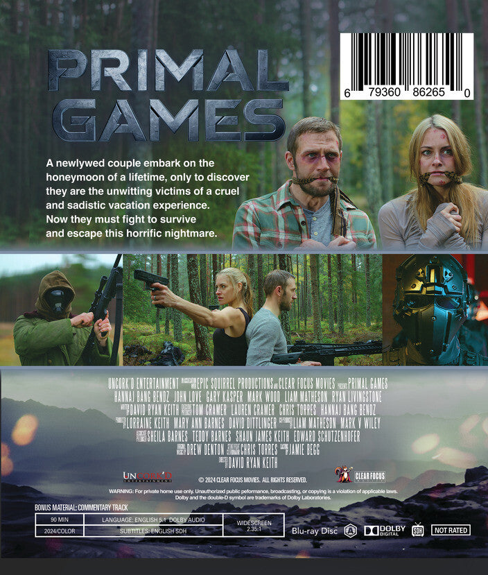 Primal Games [Blu-ray] - Back Panel - 
