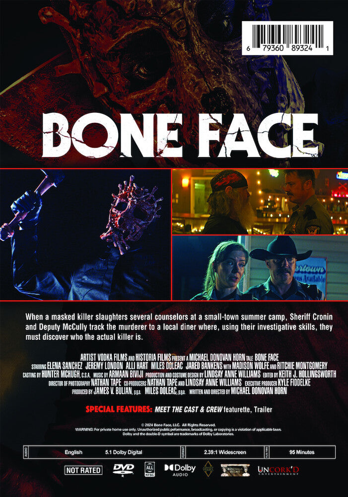 Bone Face - Back Panel - 