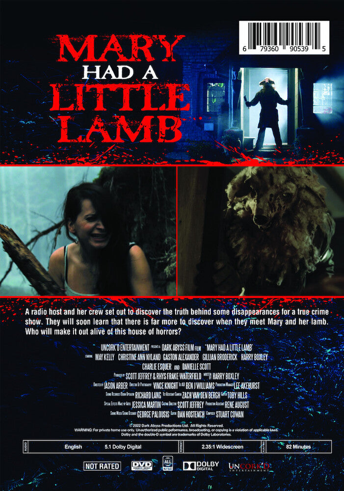 mary had a little lamb - Back Panel - DVD