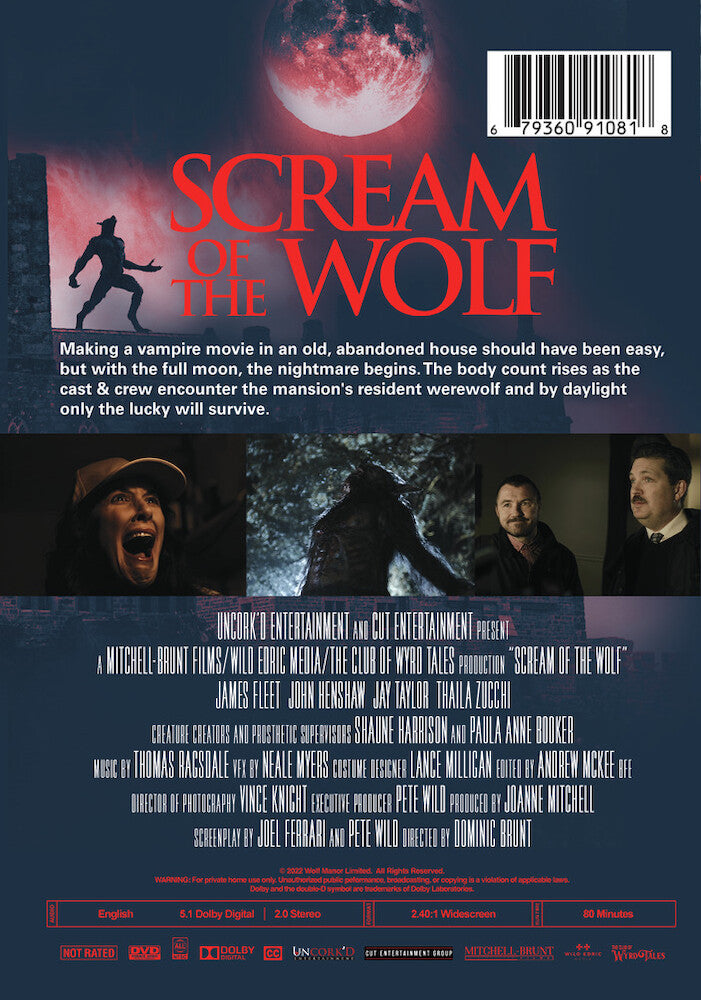 scream of the wolf - Back Panel - DVD