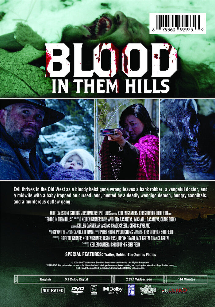 Blood in Them Hills - Back Panel - 
