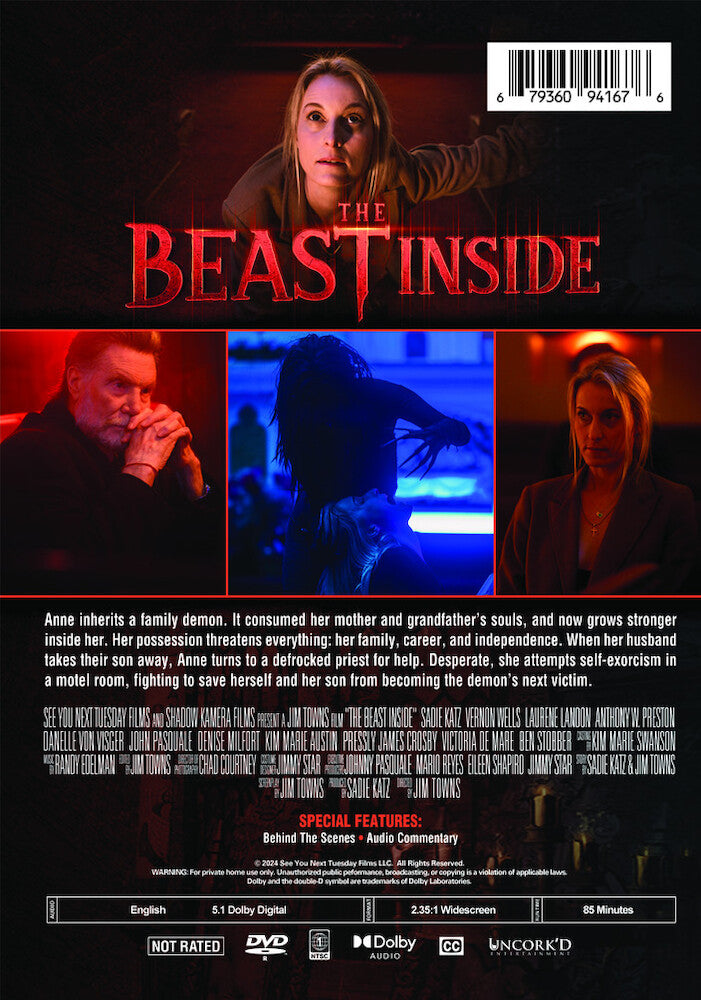 The Beast Inside - Back Panel - 