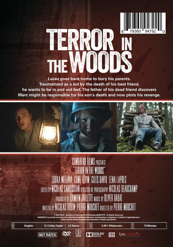 Terror in the Woods - Back Panel - 