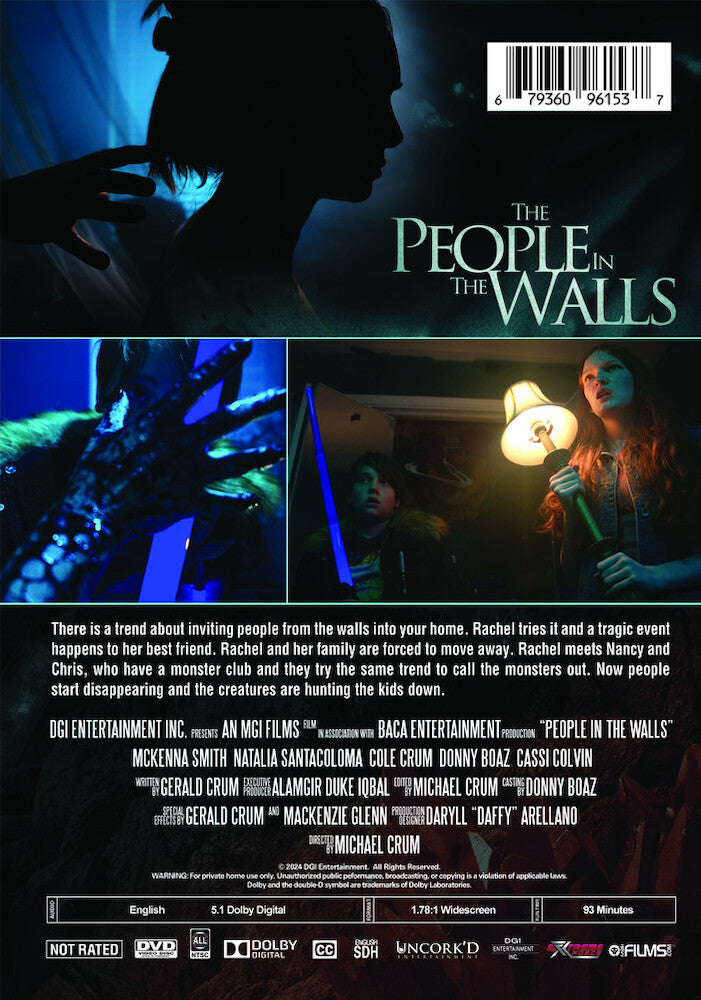The People in the Walls - Back Panel - 