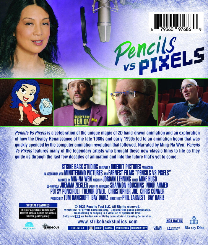 pencils vs pixels - Back Panel - Blu-ray