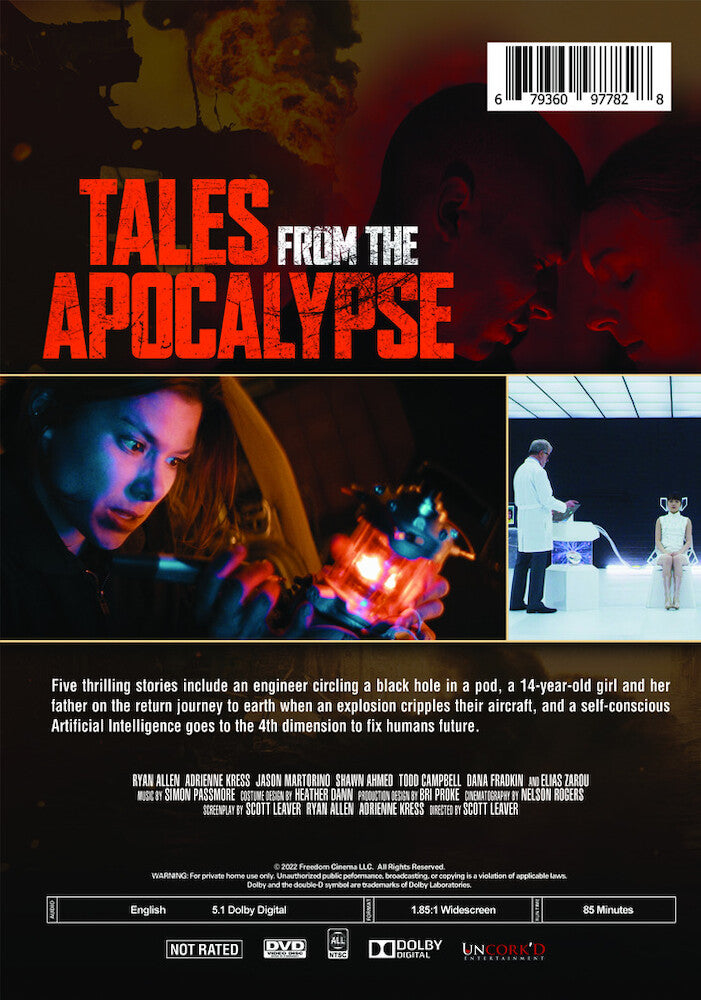 tales from the apocalypse - Back Panel - DVD