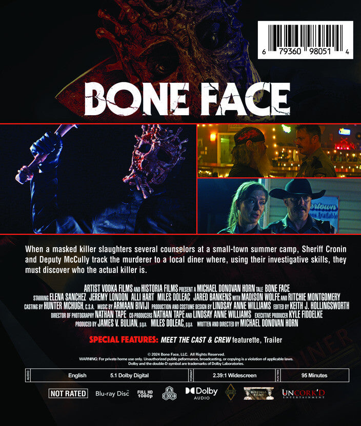 Bone Face [Blu-ray] - Back Panel - 