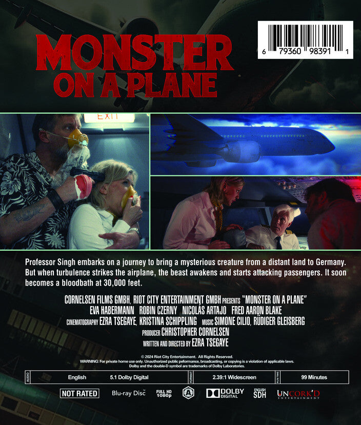 Monster on a Plane [Blu-ray] - Back Panel - 