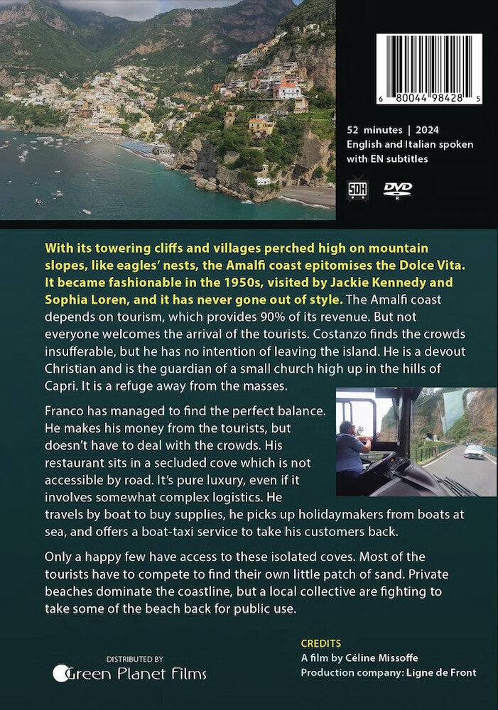 naples and the amalfi coast - la dolce vita? - Back Panel - DVD