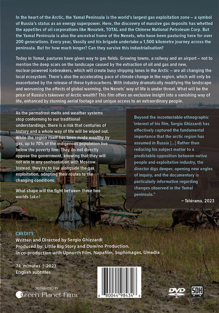 nenets vs gas: siberia's last nomadic herders in jeopardy - Back Panel - DVD