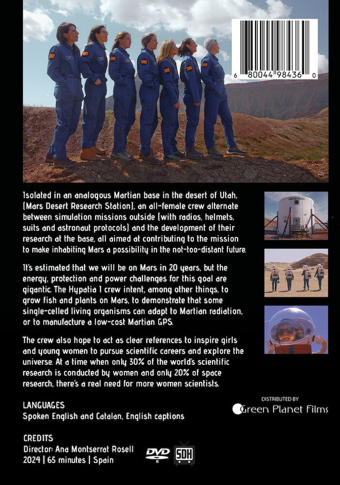 Women on Mars - Back Panel - 