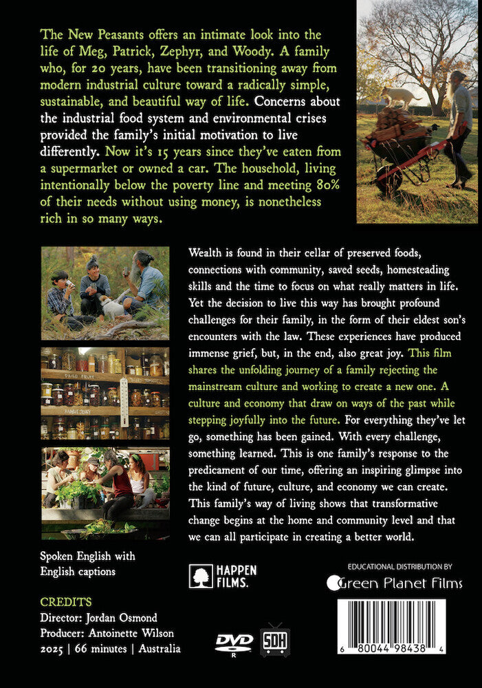 The New Peasants - Back Panel - 