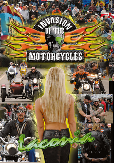 Invasion of the Motorcycles - LaConia Biker Rally - 