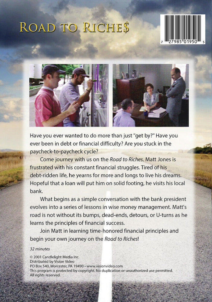 road to riches - Back Panel - DVD