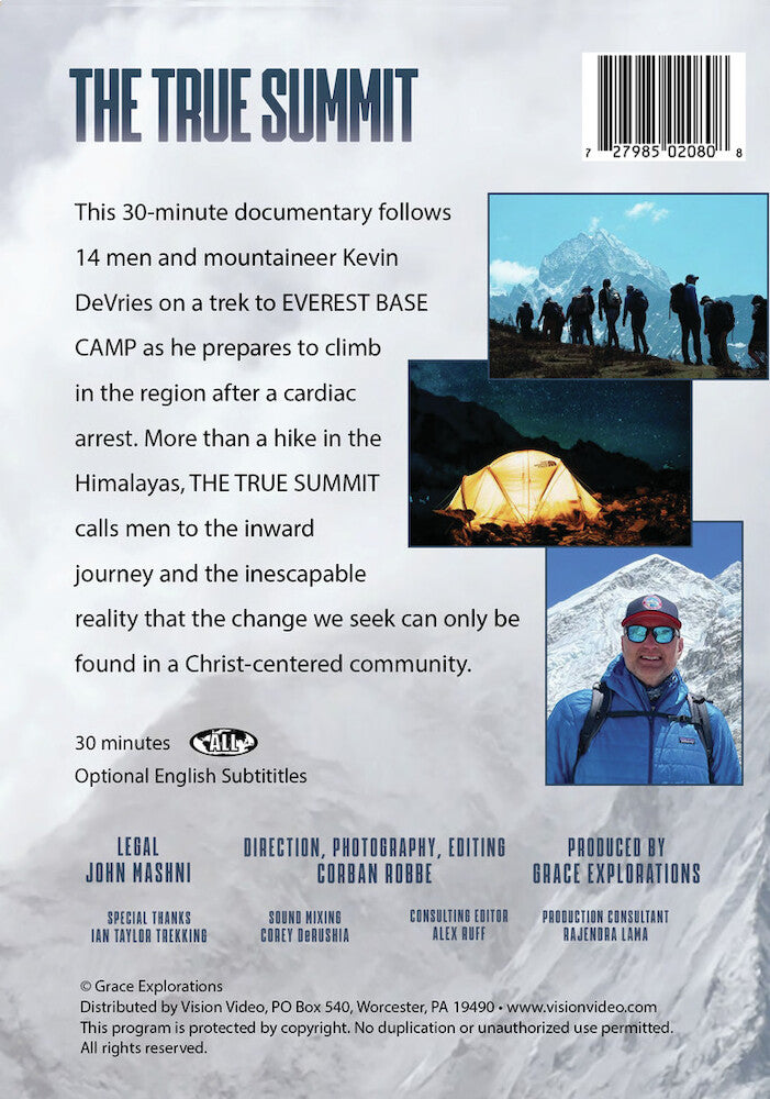 the true summit - Back Panel - DVD