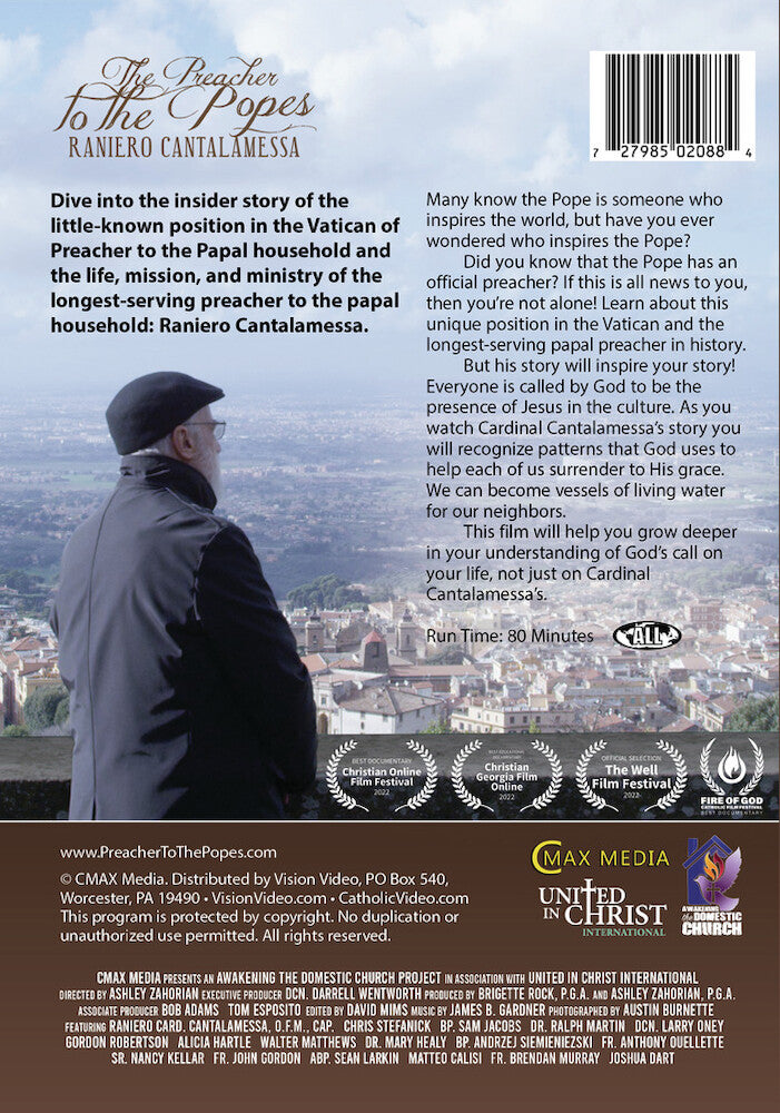 the preacher to the popes - Back Panel - DVD
