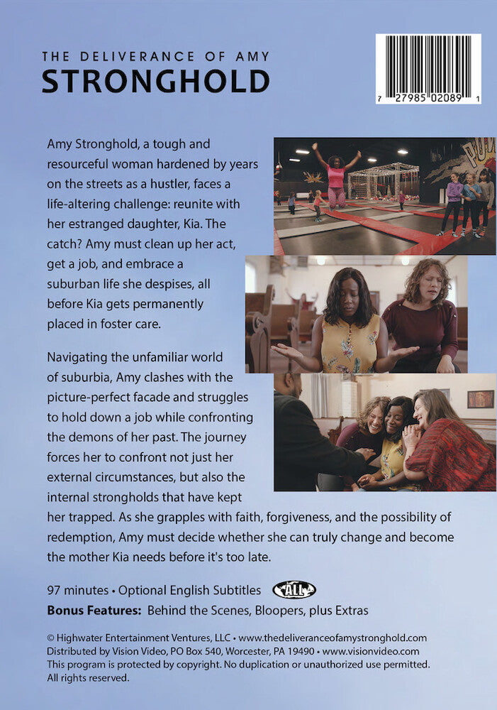 the deliverance of amy stronghold - Back Panel - DVD