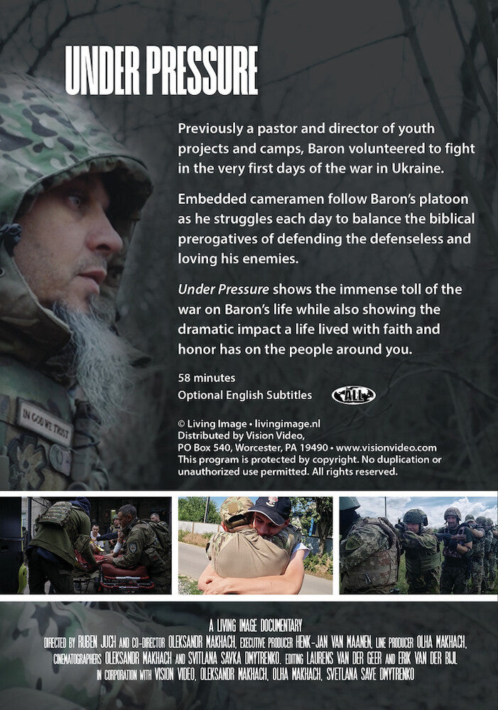 under pressure - Back Panel - DVD