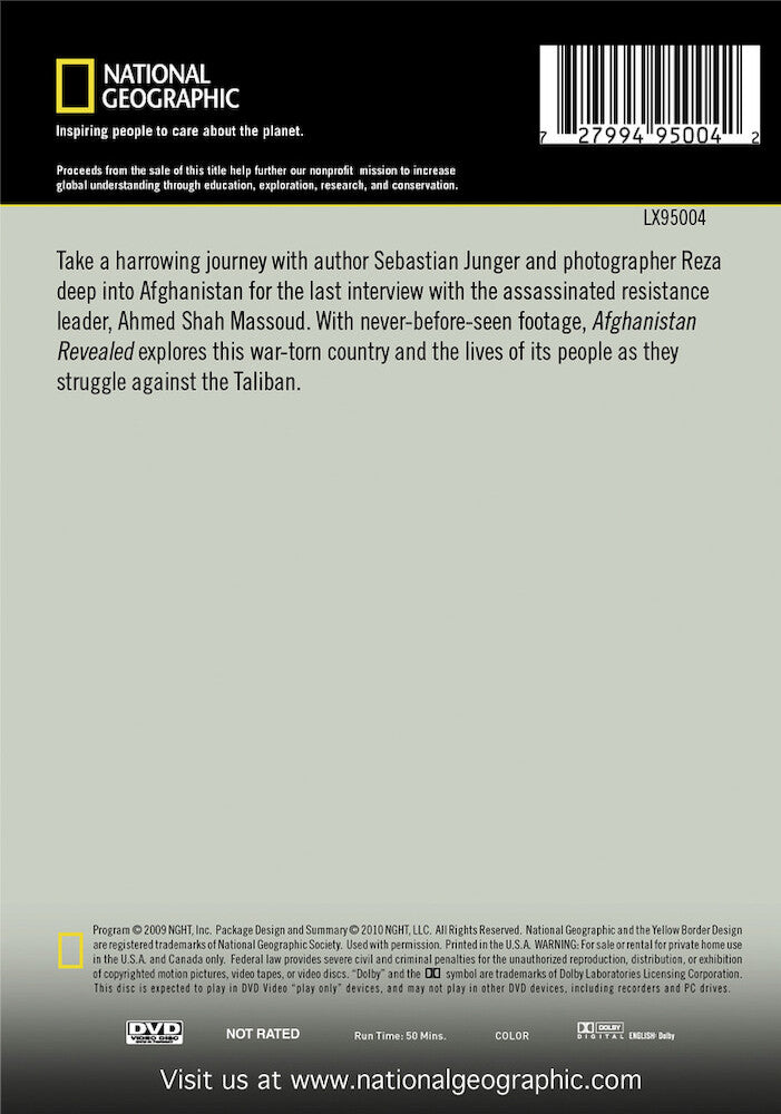 afghanistan revealed - Back Panel - DVD