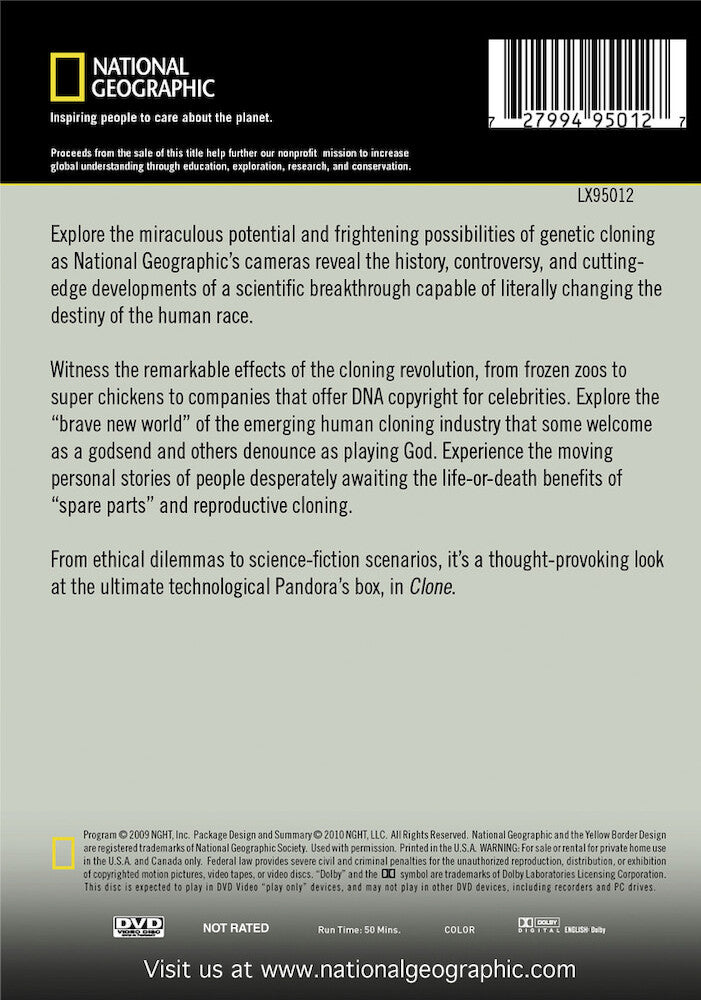 clone - Back Panel - DVD