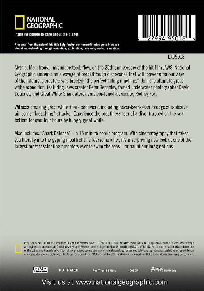 great white shark: truth behind the legend - Back Panel - DVD