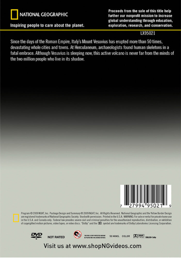 in the shadow of vesuvius - Back Panel - DVD