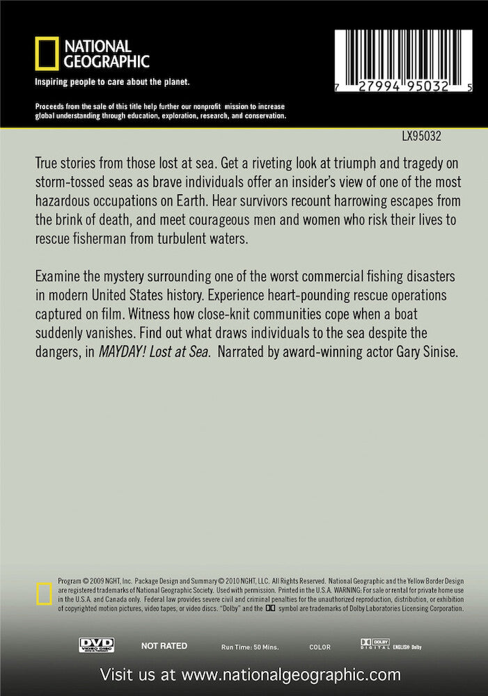 mayday! lost at sea - Back Panel - DVD