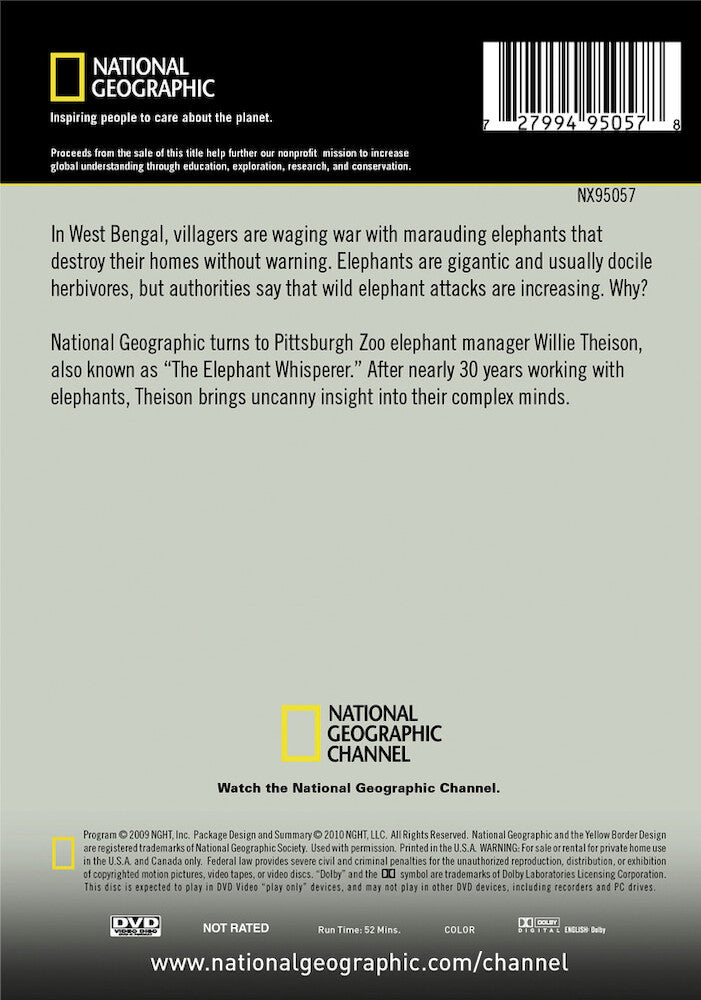 elephant rage - Back Panel - DVD