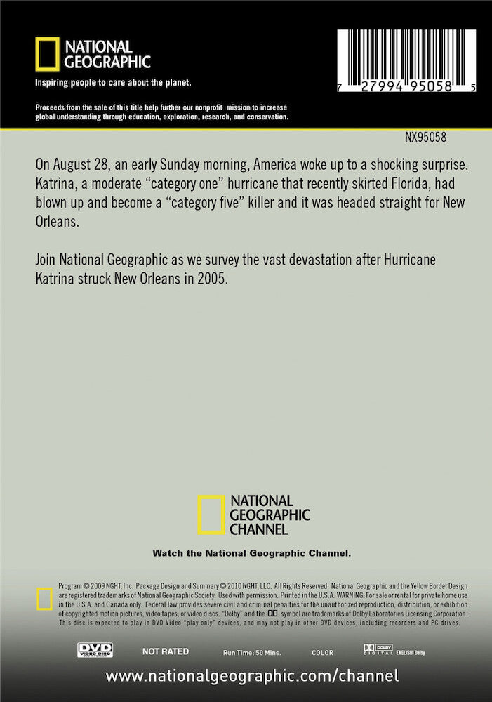 drowning new orleans - Back Panel - DVD