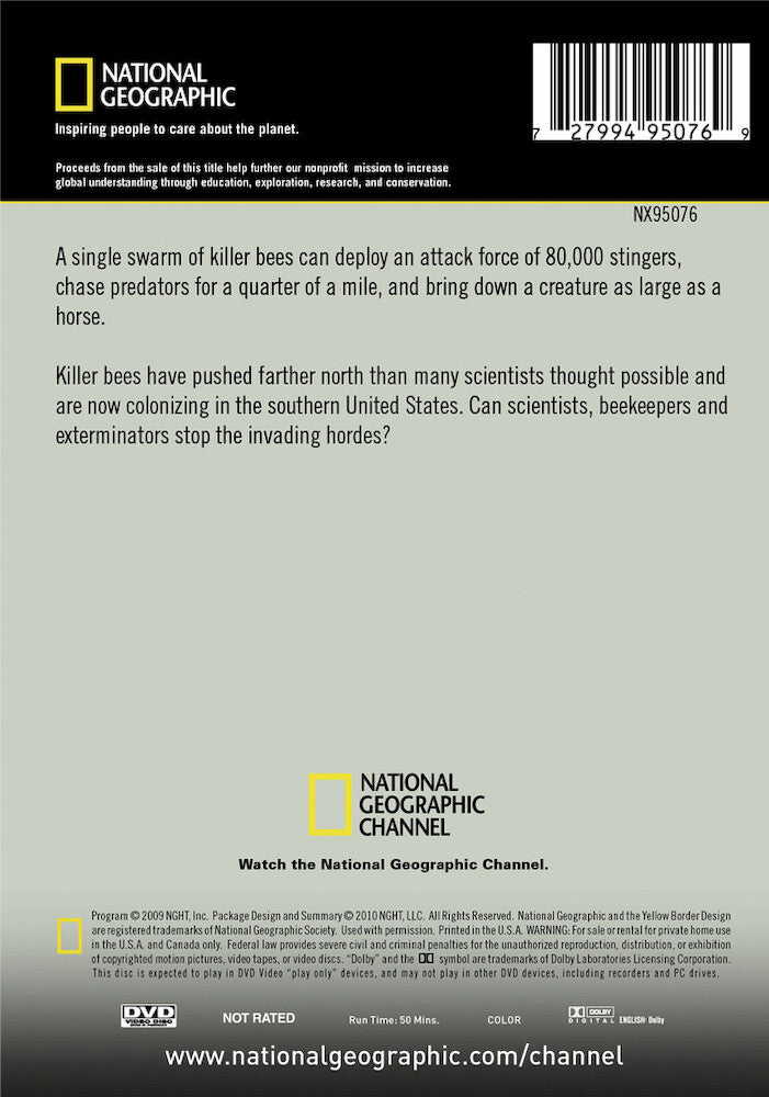 attack of the killer bees - Back Panel - DVD