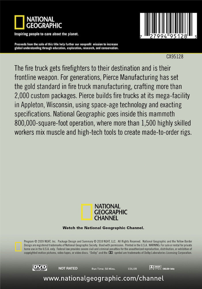 ultimate factories: fire truck - Back Panel - DVD