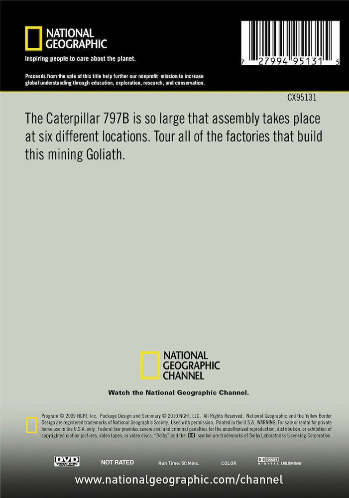 ultimate factories: caterpillar - Back Panel - DVD