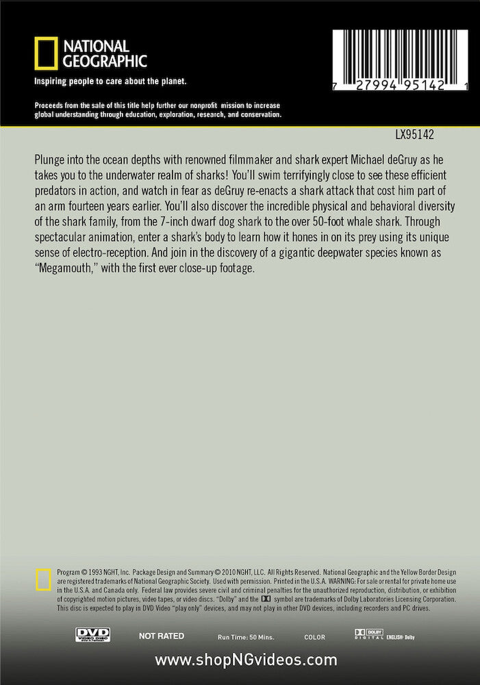 shark encounters - Back Panel - DVD