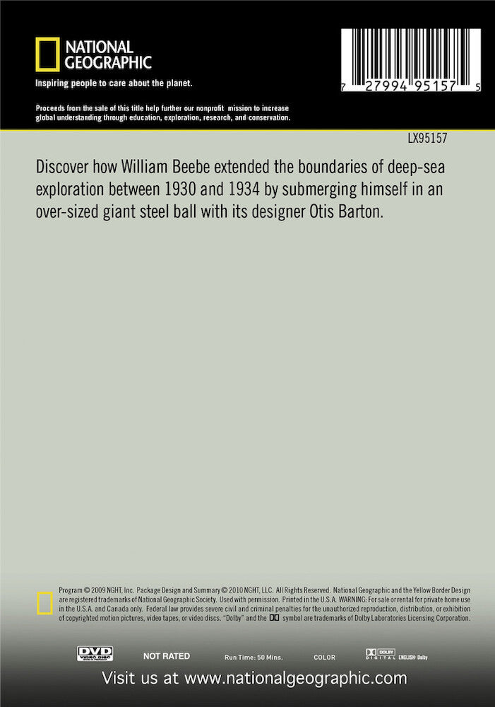 bermuda's depths: those who dared to dive - Back Panel - DVD