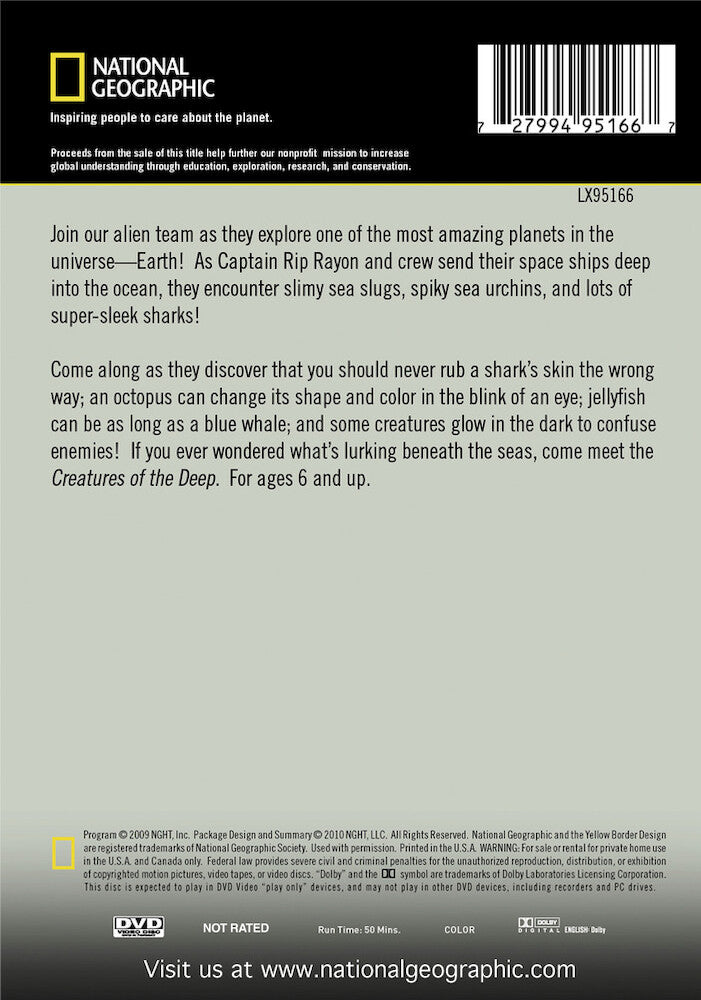 amazing planet: creatures of the deep - Back Panel - DVD