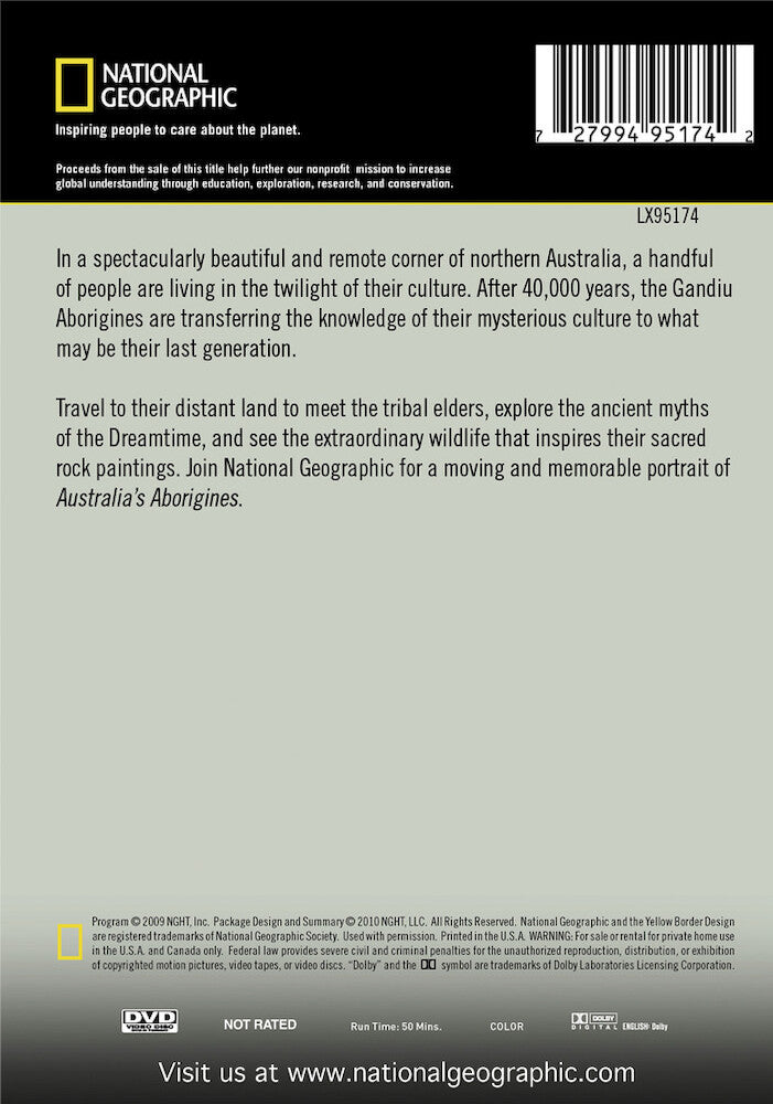 australias aborigines - Back Panel - DVD