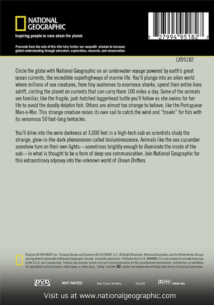 ocean drifters - Back Panel - DVD