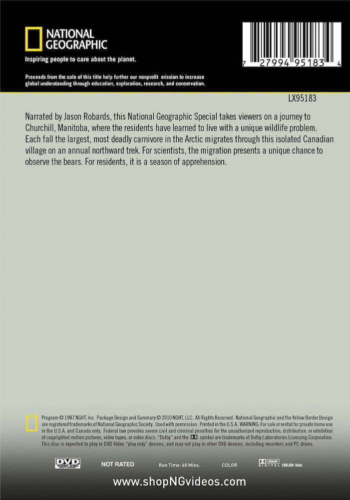 polar bear alert - Back Panel - DVD