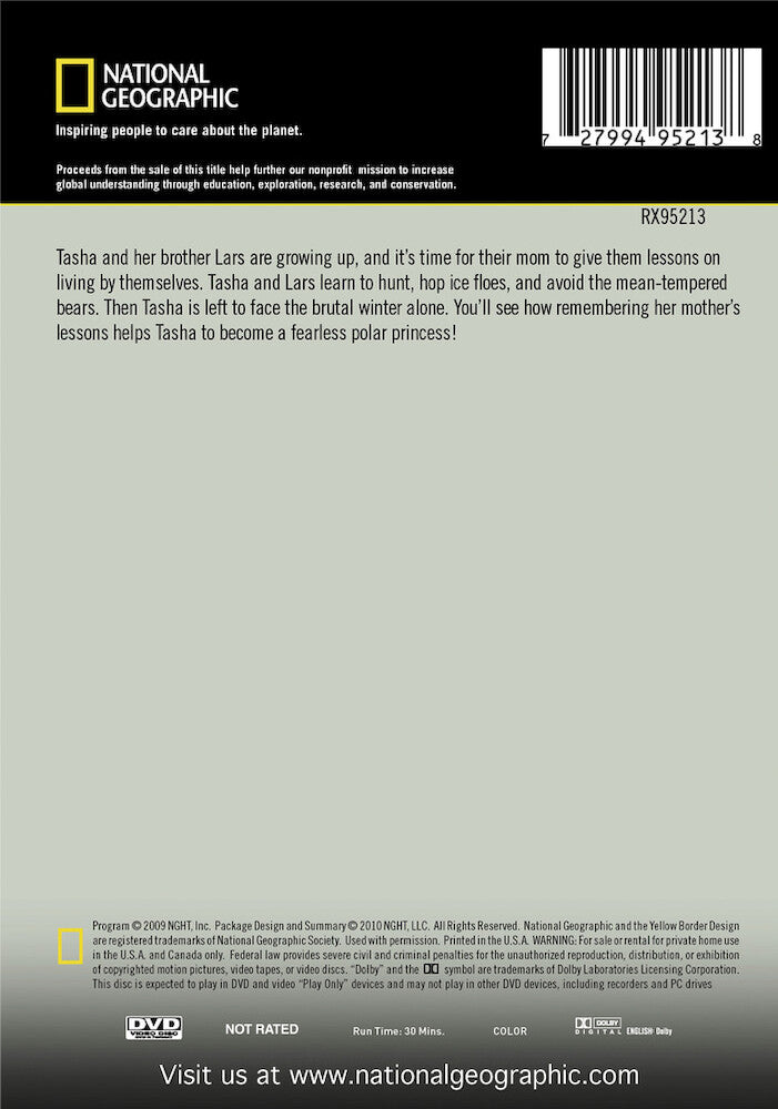 tales from the wild: tasha the polar bear - Back Panel - DVD