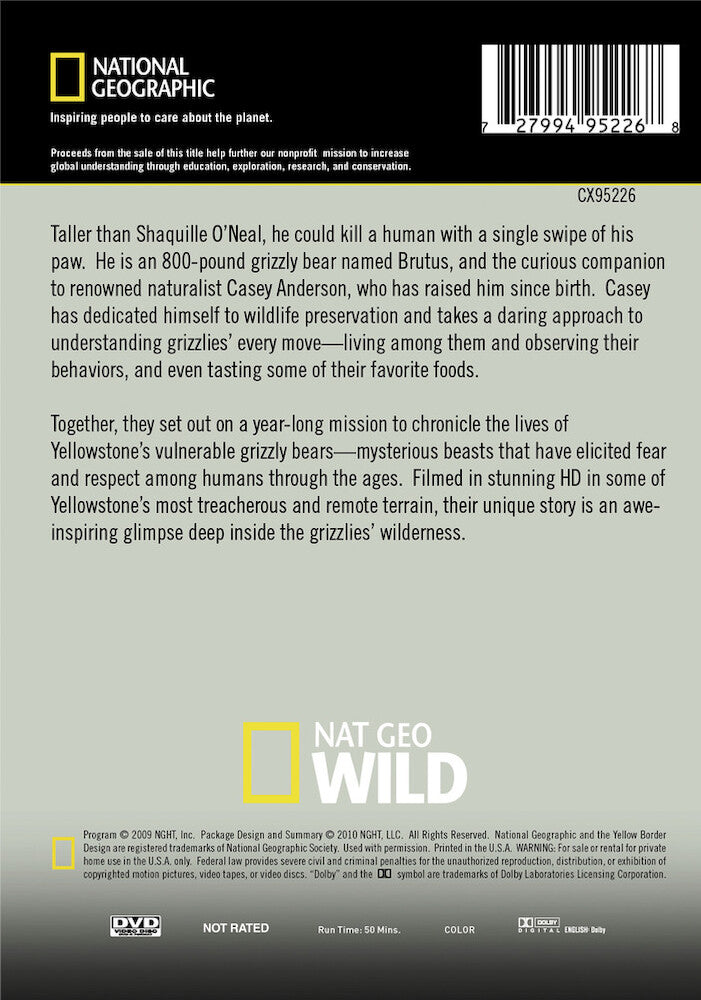 expedition grizzly - Back Panel - DVD